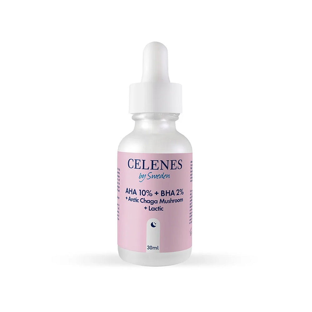 Celenes AHA+BHA+Lactic+Chaga Mushroom Serum 30 Ml