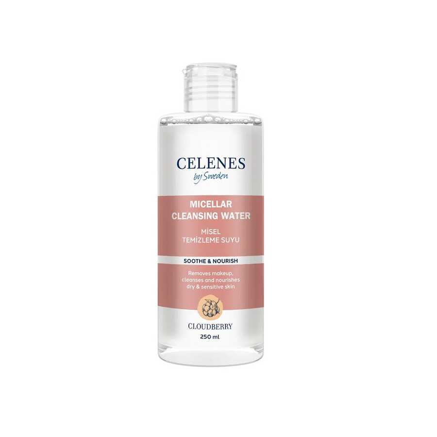 Celenes Cloudberry Misel Kuru&Hassas Ciltler Temizleme Suyu 250 Ml