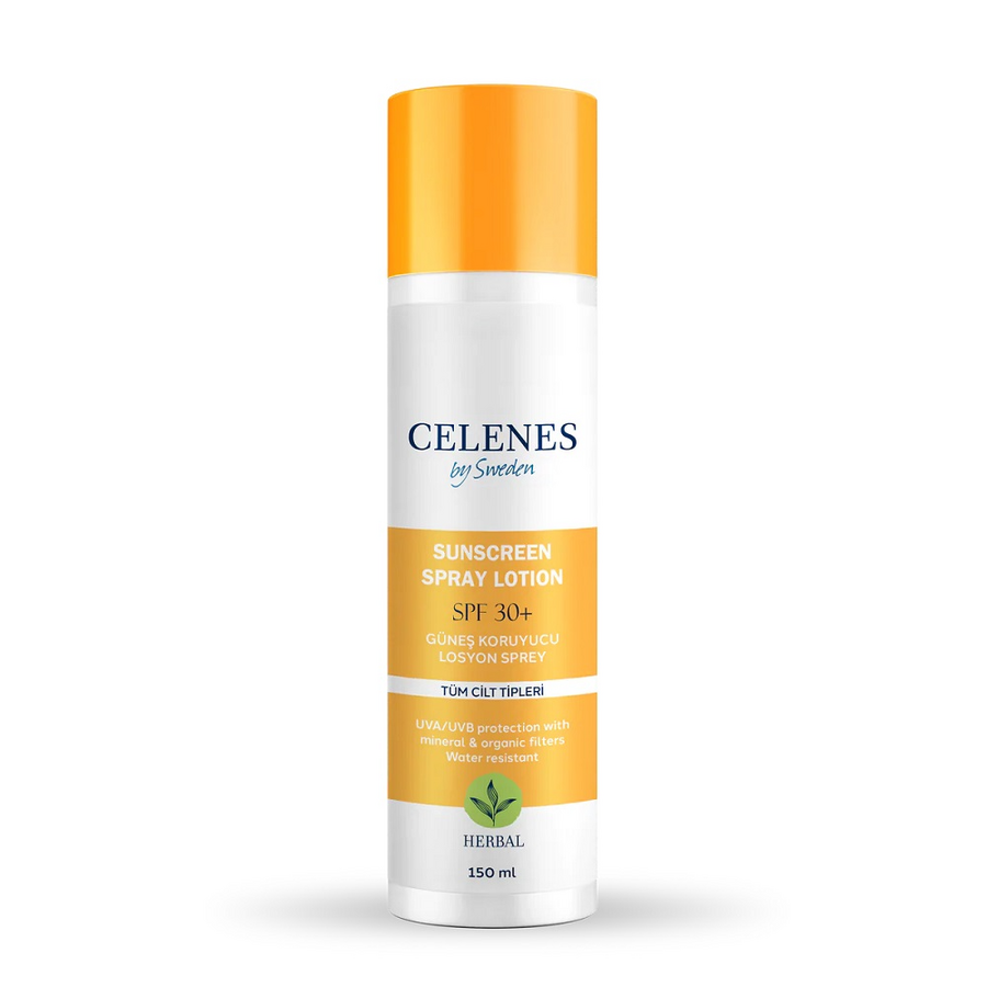 Celenes Güneş Koruyucu Losyon Sprey Spf30 150 Ml