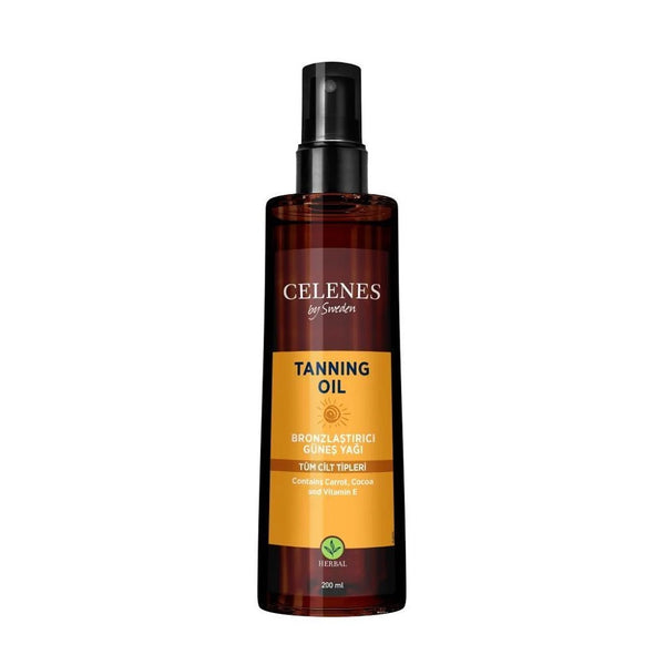 Celenes Herbal Bronzlaştırıcı Güneş Yağı 200 Ml