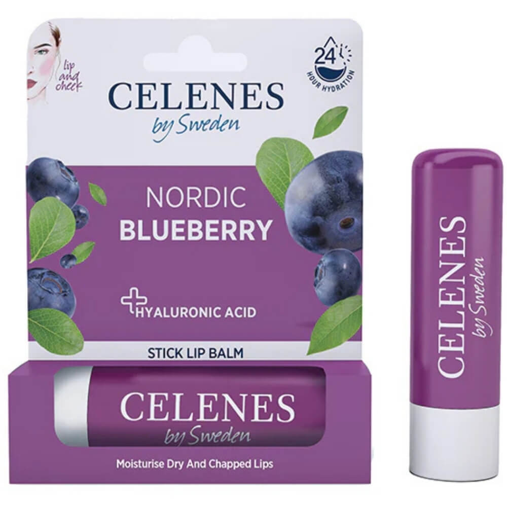 Celenes Nordic Lip&Cheek Balm Blueberry 4.8 Gr