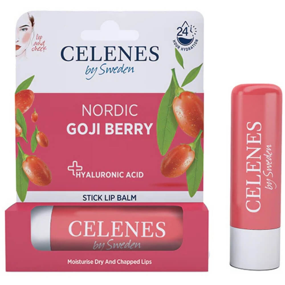 Celenes Nordic Lip&Cheek Balm Goji Berry 4.8 Gr