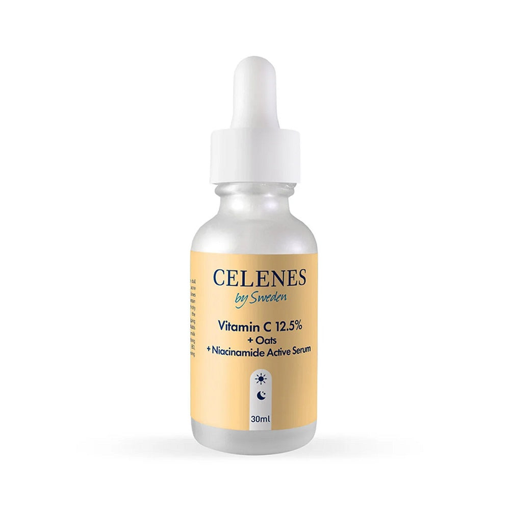 Celenes Vitamin C 12.5+Oats+Niacinamide Active Serum 30 Ml