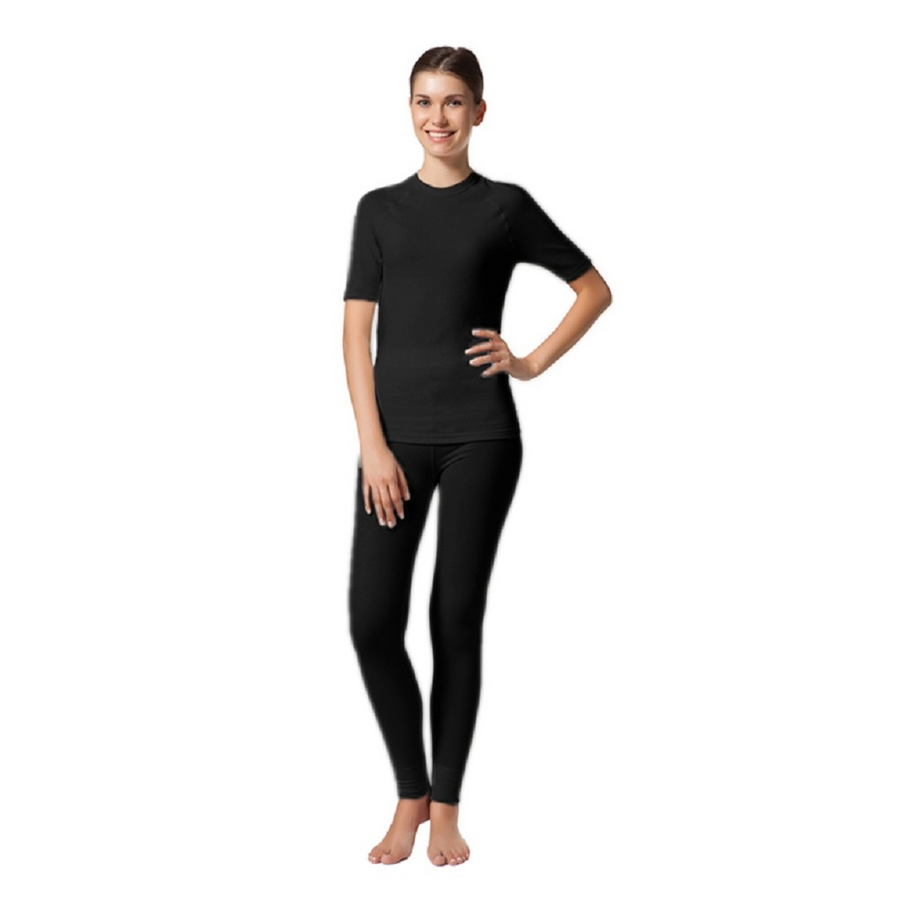 Çift Kaplan 1010 Thermal T Shirt Siyah