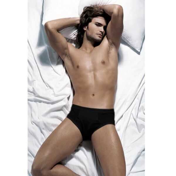 Çift Kaplan 860 Slip Ribana Siyah