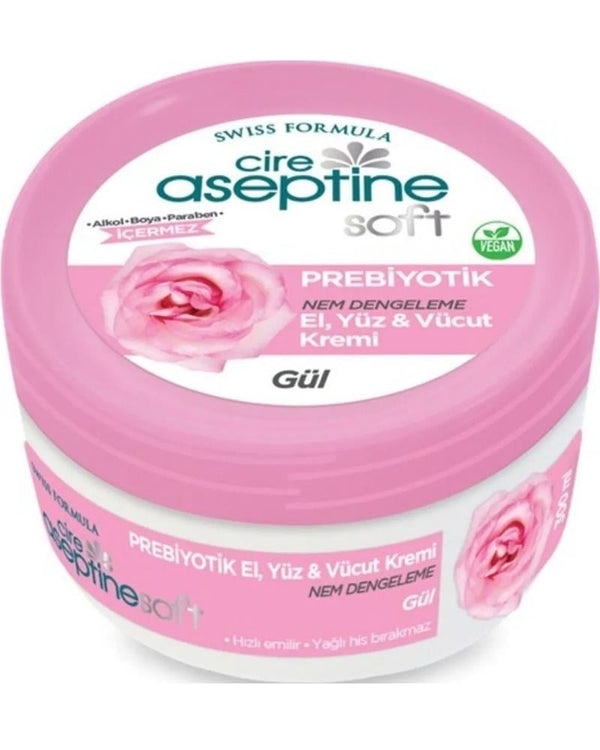 CIRE ASEPTINE Cire Aceptine Soft Gül Prebiyotik Nemlendirici Bakım Kremi 30 ml