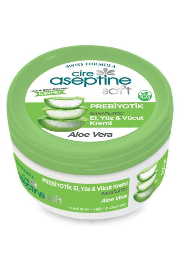 CIRE ASEPTINE Soft Aloe Vera Prebiyotik Nemlendirici Bakım Kremi 300 ml