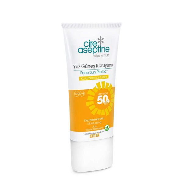 Cire Aseptine Sun Spf50 Face Tüp Krem Kuru ve Normal Ciltler 50 Ml