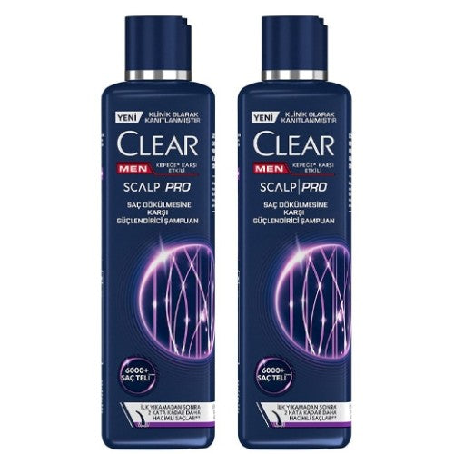 Clear Men Scalp Pro Saç Güçlendirici Şampuan 300 ml x 2 Adet