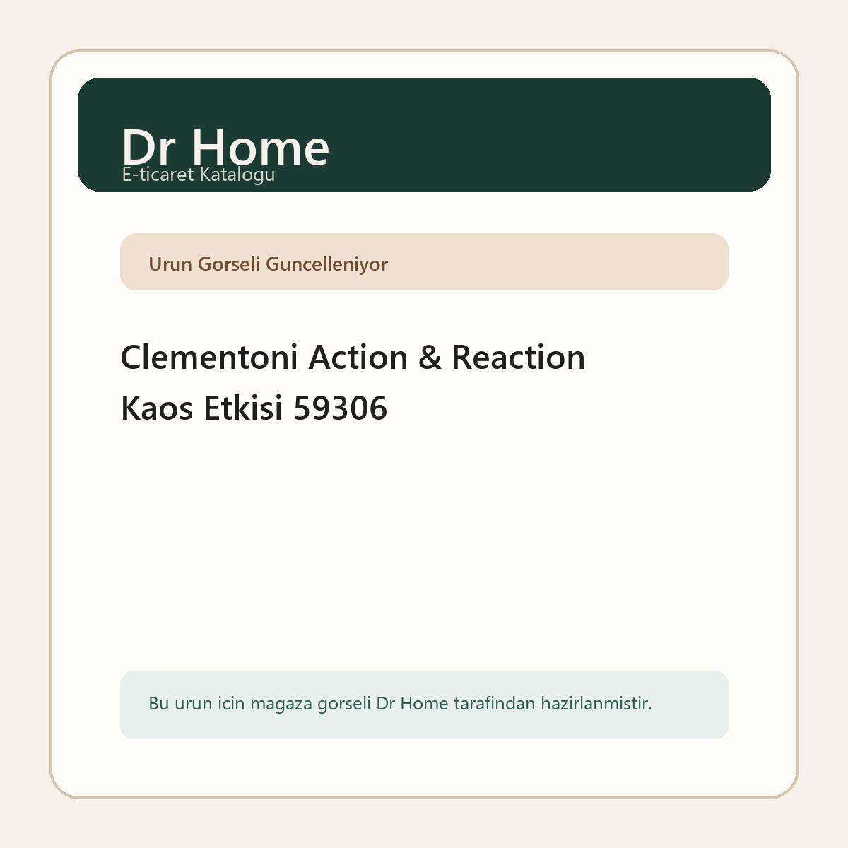 Clementoni Action & Reaction Kaos Etkisi 59306