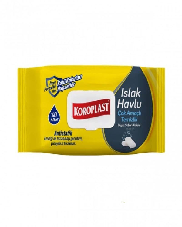 Çok Amaçlı Beyaz Sabun Kokulu Islak Temizlik Havlusu 100'lü