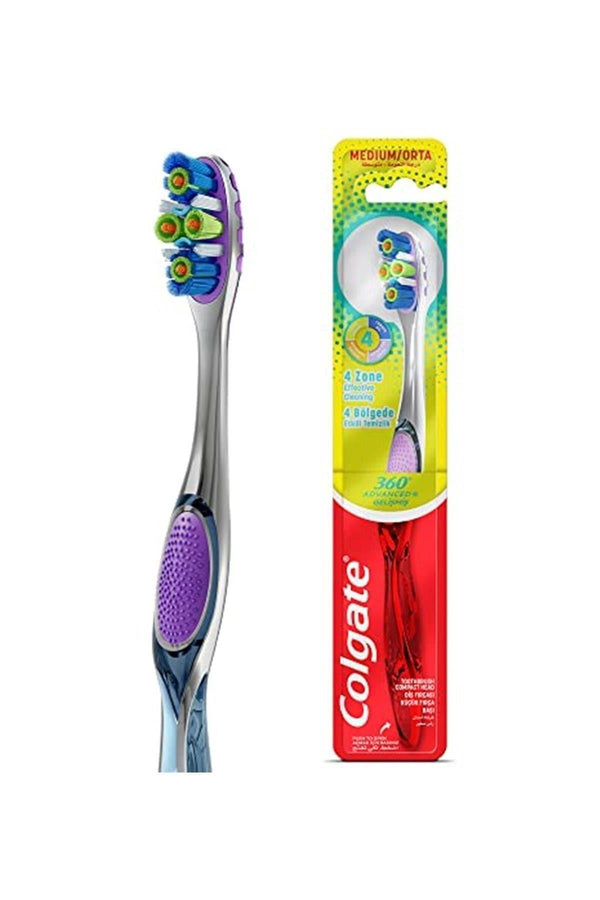 Colgate 360 Gelişmiş 4 Yönlü Koruma Orta Diş Fırçası