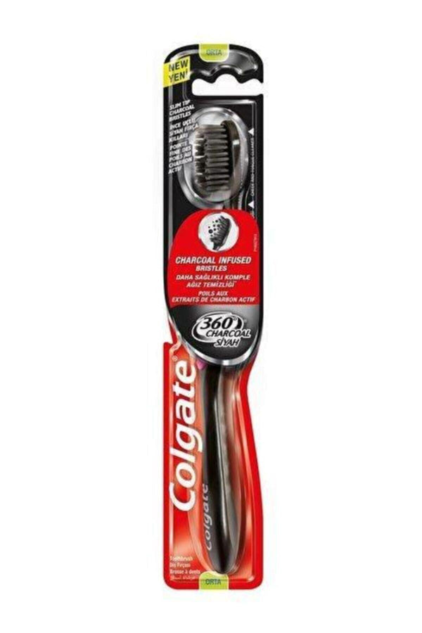 Colgate Marka: Diş Fırçası - 360° Siyah Charcoal Orta Kategori: Manuel Diş Fırçası