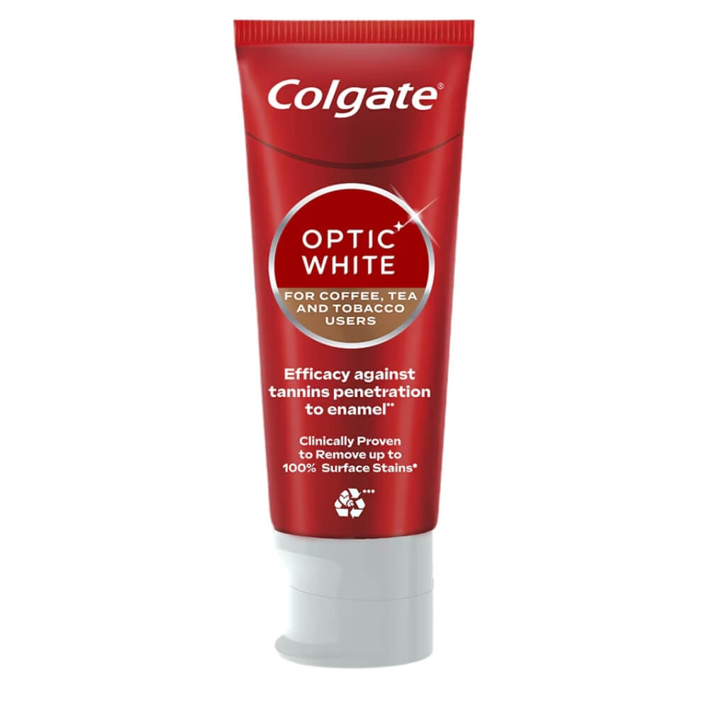 Colgate Optic White Kahve Çay ve Tütün Kullananlar İçin Diş Macunu 75 Ml