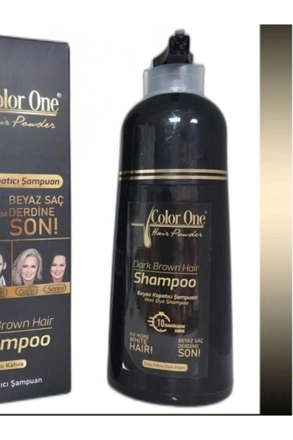 Color One Hair Beyaz Saçlar Için Kahve Şampuan Boya 300 ml
