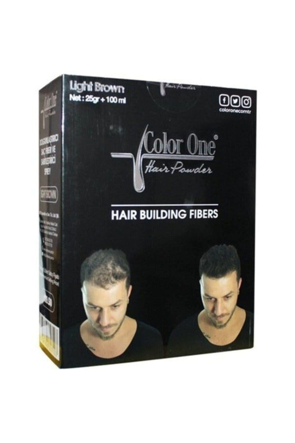 Color One Hair Powder Light Brown Dolgunlaştırıcı Saç Fiberi 25 G 100 ml 8681695317103