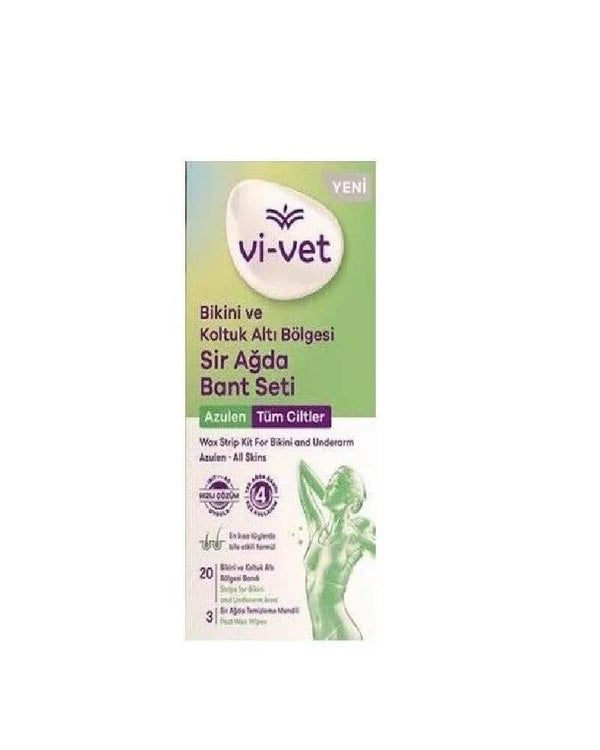 Vivet Bikini Ve Koltuk Altı Bölgesi Sir Ağda Bant Seti