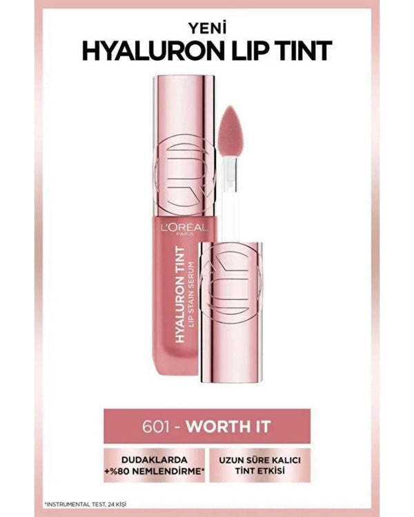 L'Oreal Paris Hyaluron Lip Tint Dudak Parlatıcı - 601 Worth It
