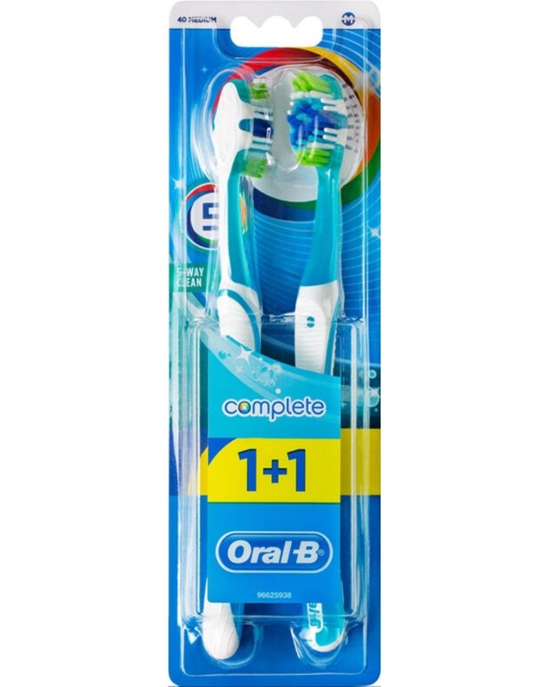 Oral-B Diş Fırçası Advantage Complete Med.40 1+1 5 Yönlü