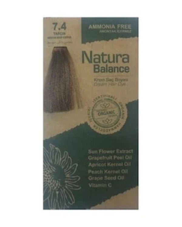 Natura Balance Saç Boyası 7.4 Tarçın