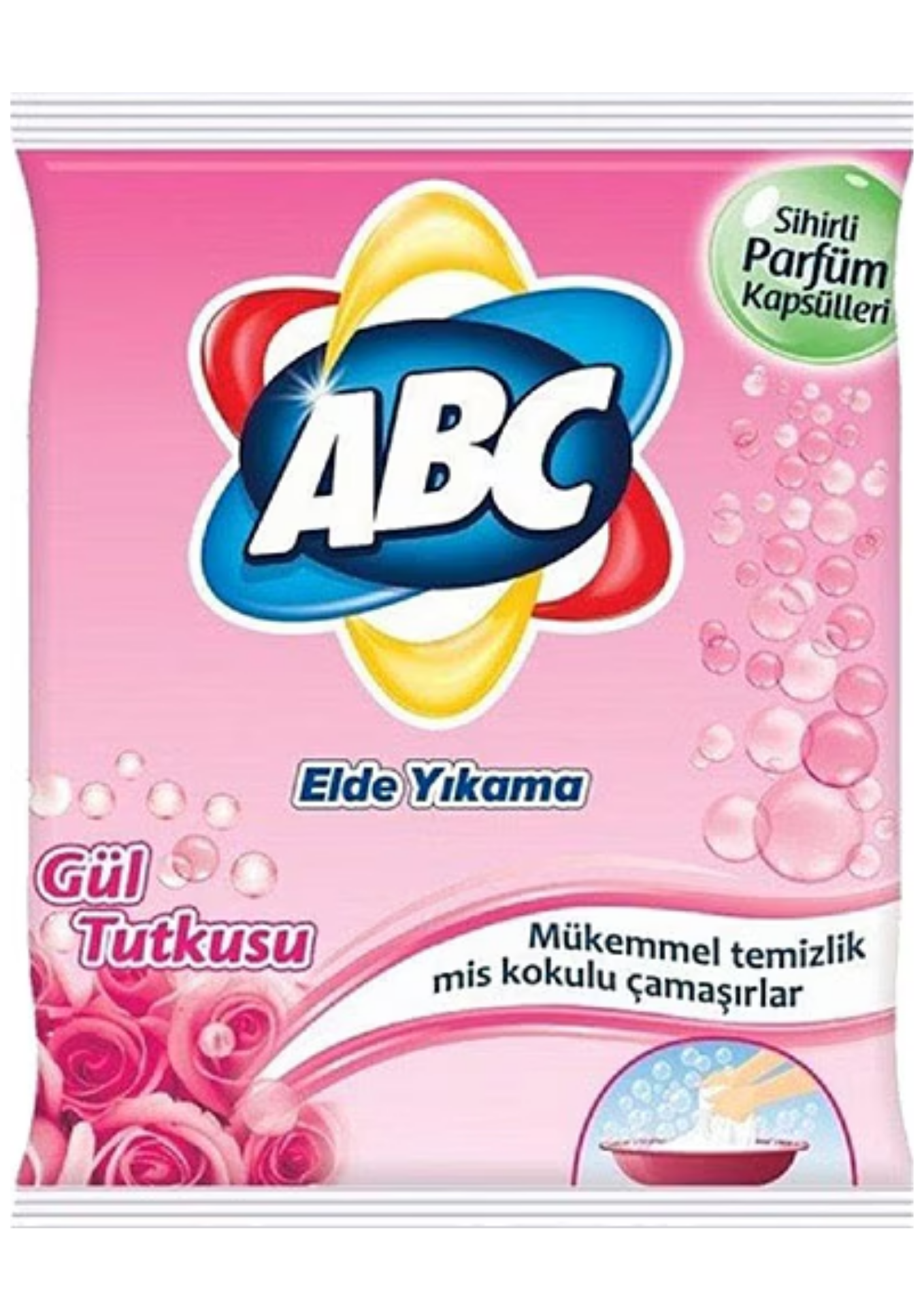 ABC Elde Yıkama Toz Deterjanı Gül Tutkusu 600 gr
