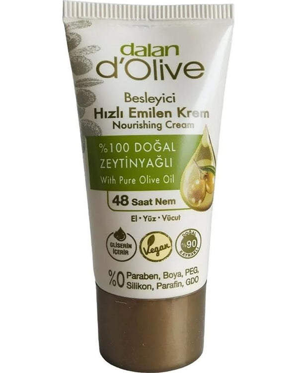 Dalan Dolive Mini Zeytinyağlı Hızlı Emilen 20 ml Tüp Krem