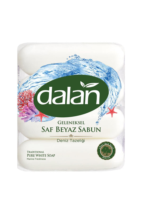 Dalan Geleneksel Saf Beyaz Sabun Deniz Tazeliği 4 X 70 gr