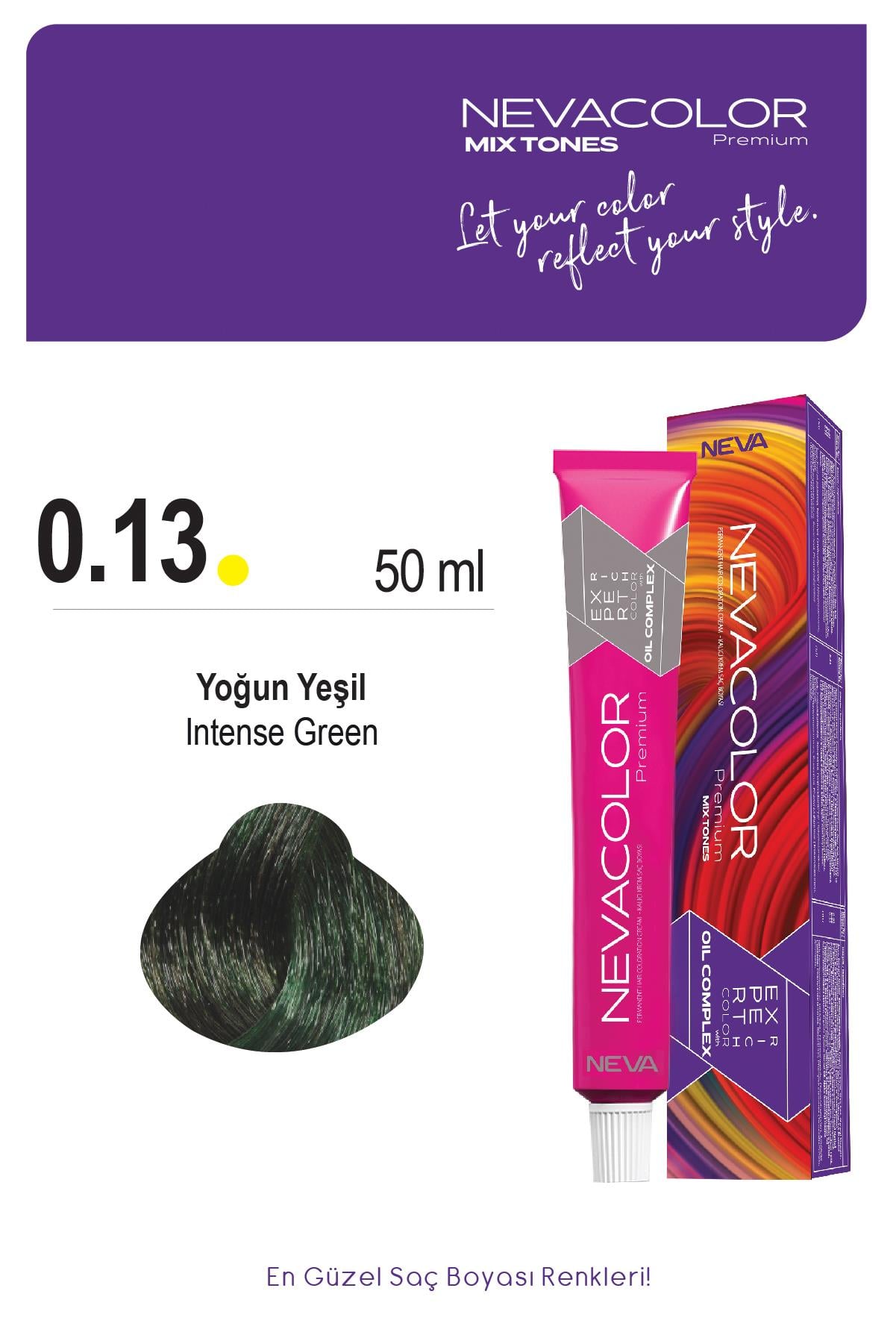Neva Color Tüp Boya 0.13 Yoğun Yeşil