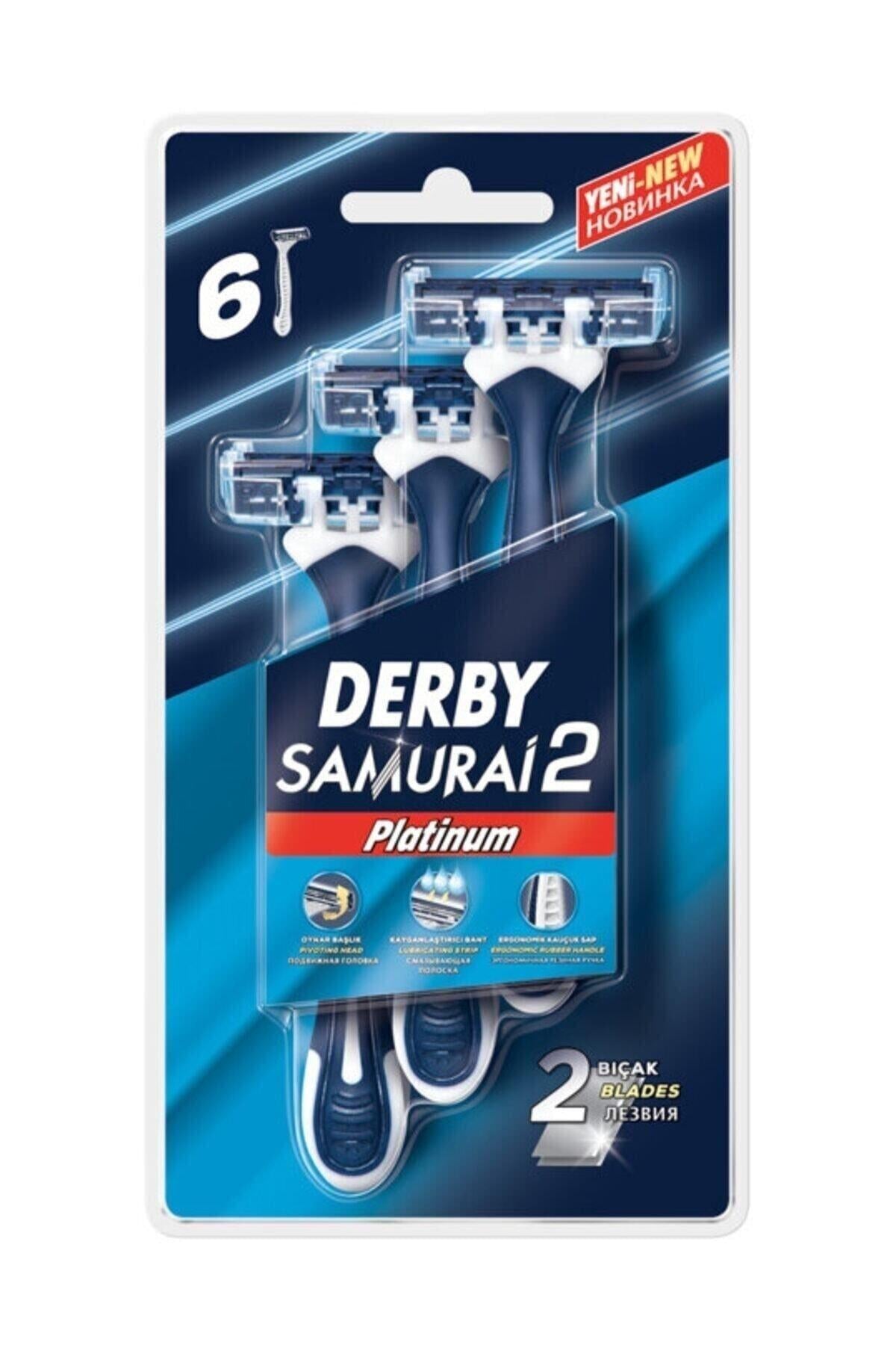 Derbey Derby Samurai Platinum 2 Bıçaklı 6lı