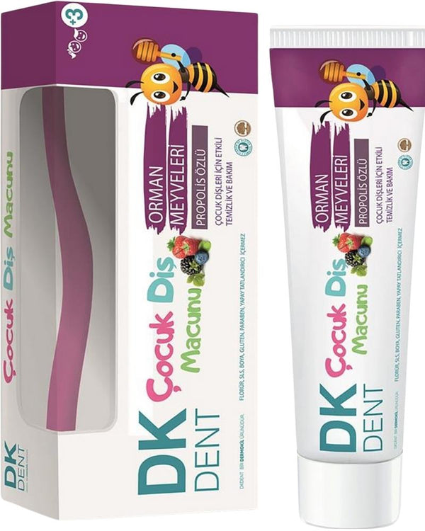 Dermokil Dk Dent Çocuk Diş Macunu Orman Meyveleri Özlü 50 ml Diş Fırçası