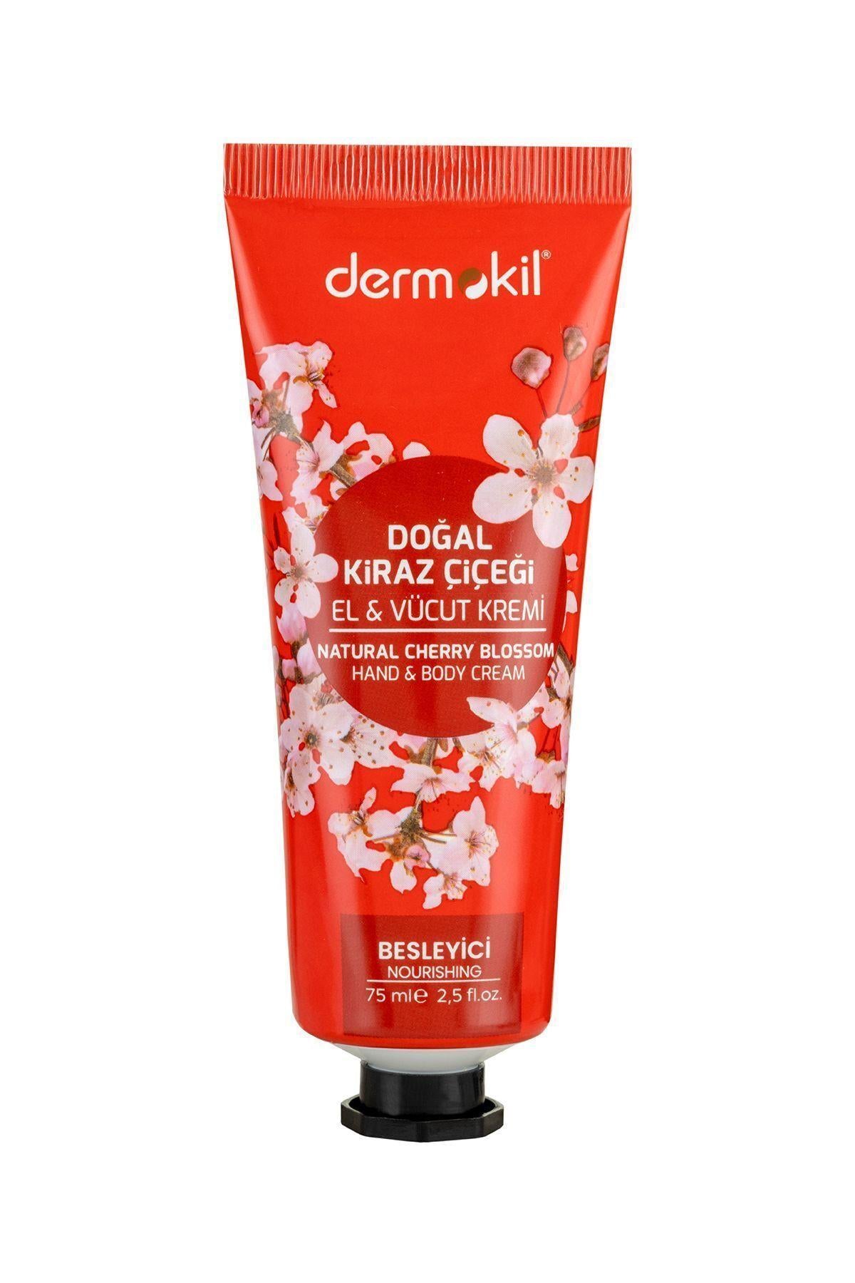 Dermokil Kiraz Çiçeği El Ve Vücut Kremi 75 ml