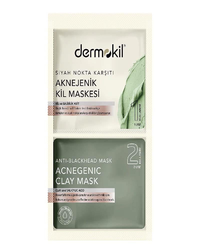 DERMOKİL Siyah Nokta Karşıtı Kil Maske 2*7,5 ml