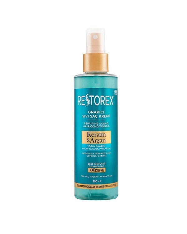 Restorex Keratin & Argan Onarıcı Sıvı Saç Bakım Kremi 200 ml