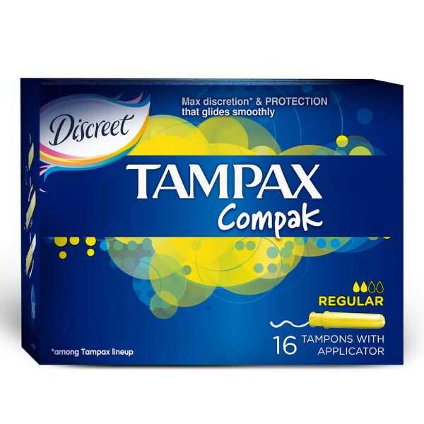 Discreet Tampax Tampon Normal 16'lı
