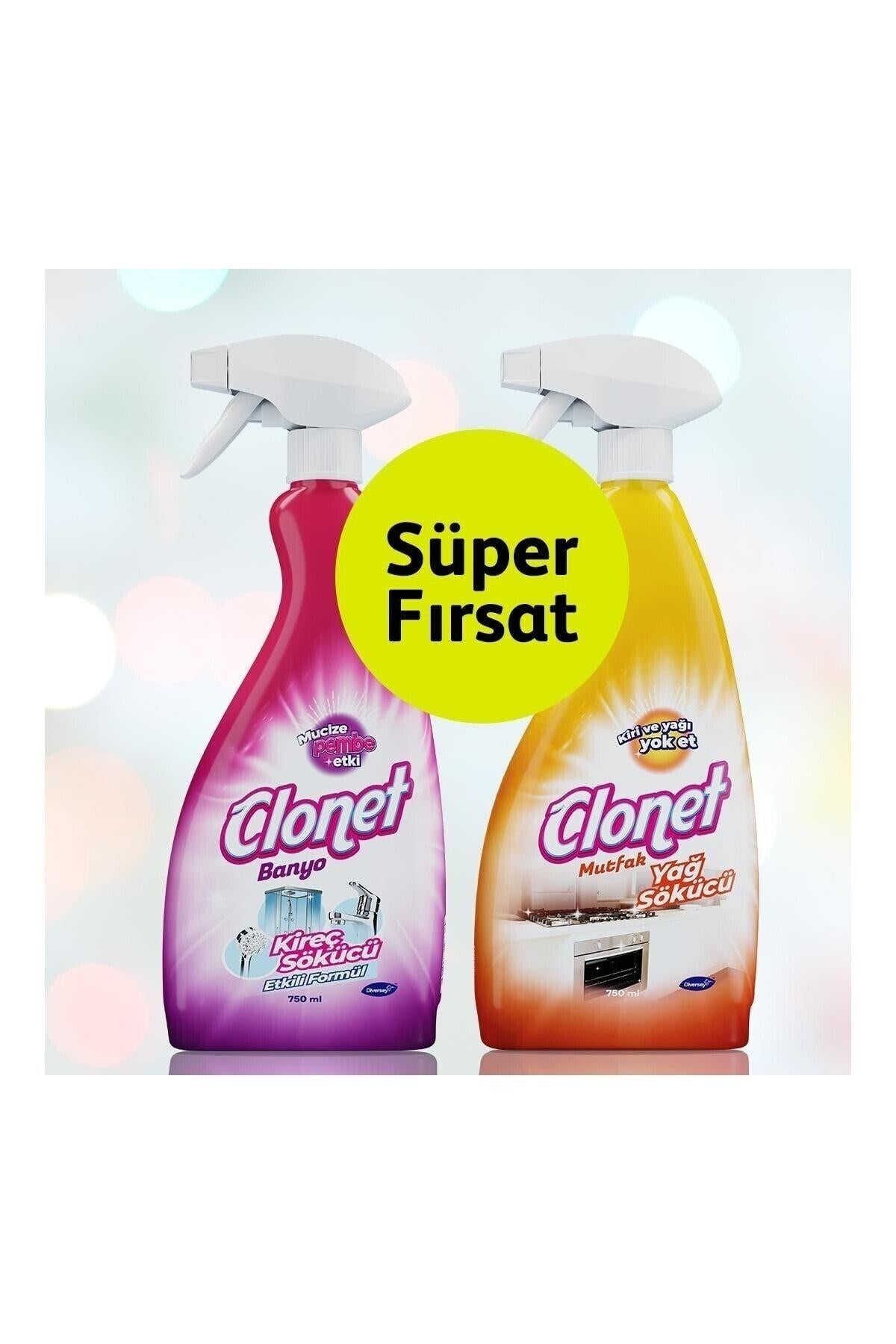 Diversey Clonet Banyo&mutfak 2'li Set 2x750 Ml