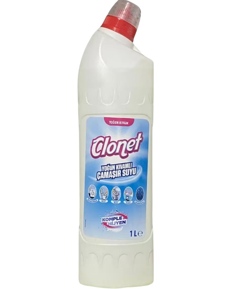 Diversey Clonet Yoğun Kıvamlı Çamaşır Suyu 1 Lt.