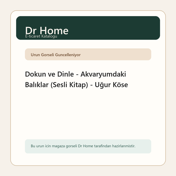 Dokun ve Dinle - Akvaryumdaki Balıklar (Sesli Kitap) - Uğur Köse