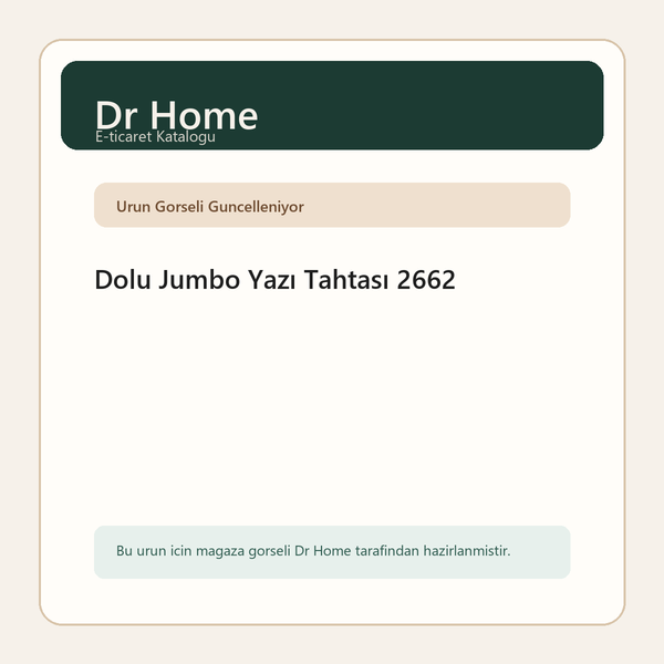 Dolu Jumbo Yazı Tahtası 2662