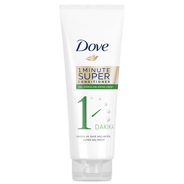 Dove 1 Dakika Saç Dökülmesine Karşı Süper Saç Kremi 170 Ml