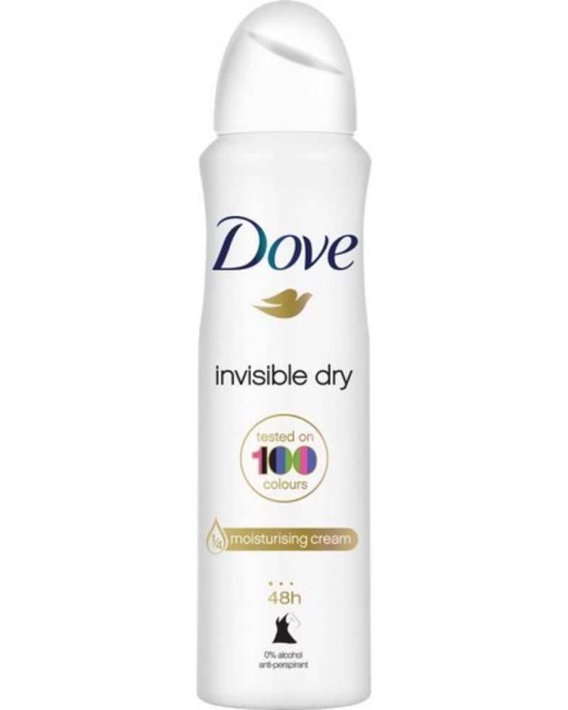 Dove Aerosol Invisible Dry 150Ml