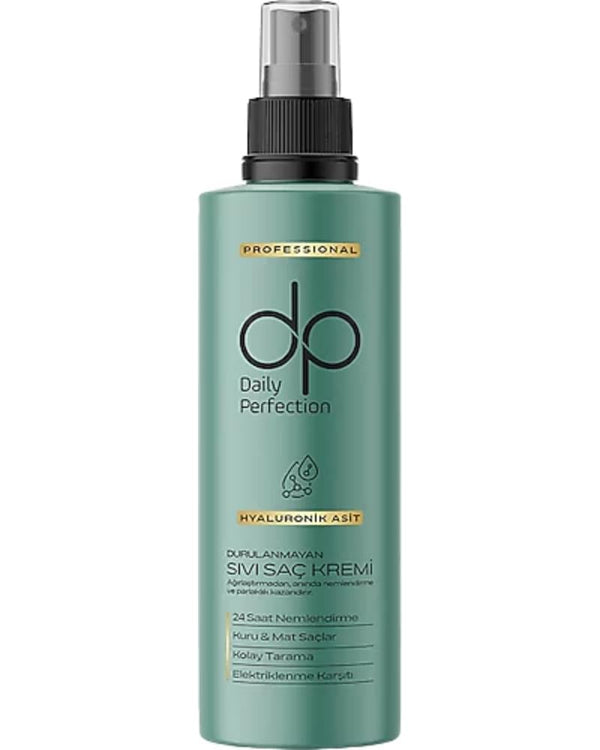 dp Daily Perfection Hyaluronik Asit Durulanmayan Sıvı Saç Kremi 180 ml