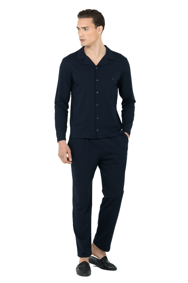 DS Damat 23005 Erkek Pijama Takımı Lacivert