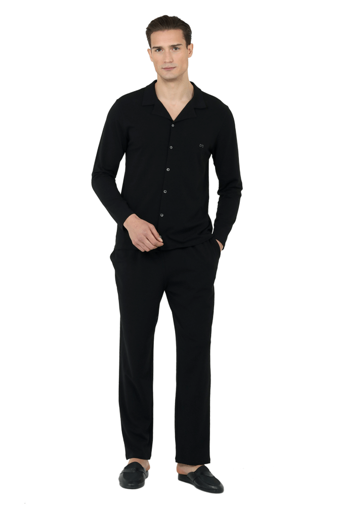 DS Damat 23005 Erkek Pijama Takımı Siyah