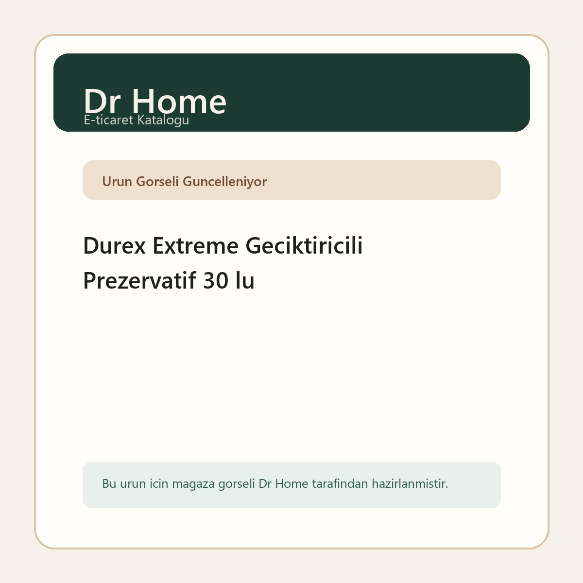 Durex Extreme Geciktiricili Prezervatif 30 lu