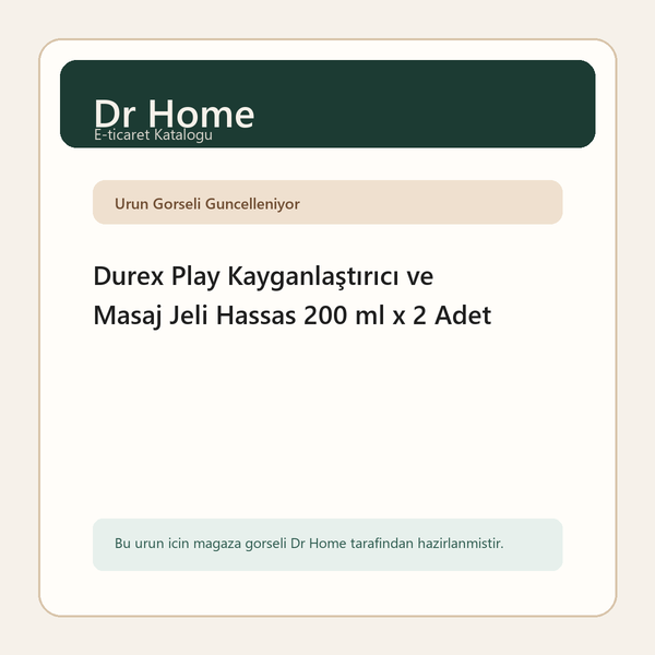 Durex Play Kayganlaştırıcı ve Masaj Jeli Hassas 200 ml x 2 Adet
