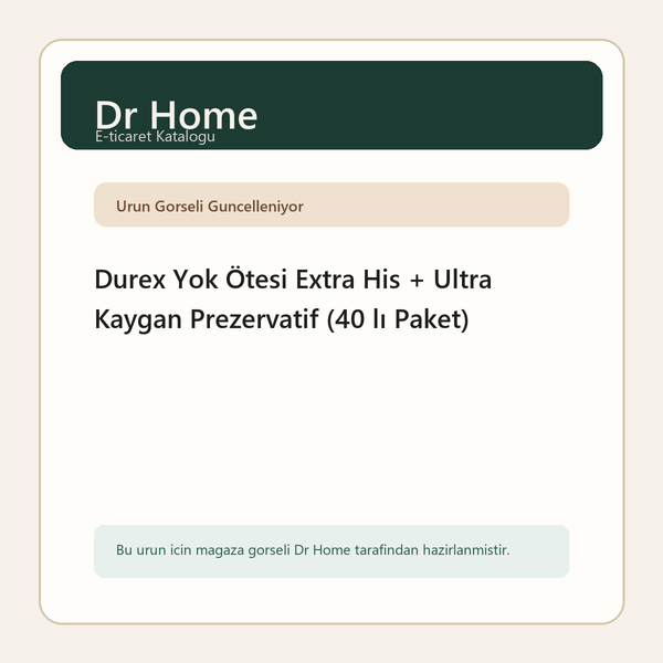 Durex Yok Ötesi Extra His + Ultra Kaygan Prezervatif (40 lı Paket)