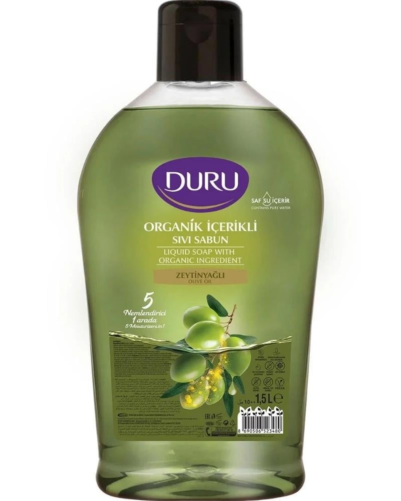 Duru Organik Içerikli Zeytinyağlı Sıvı Sabun 1500ml