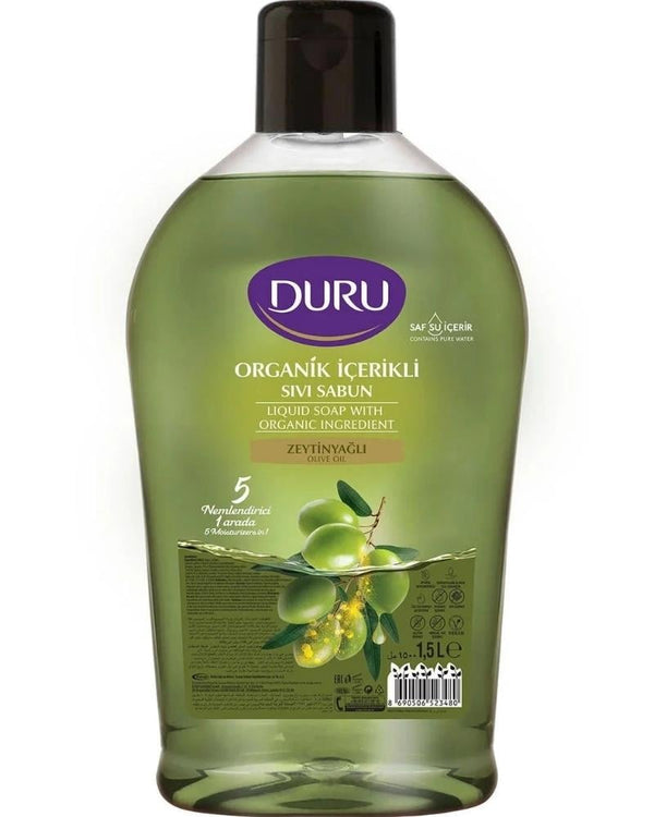 Duru Organik Içerikli Zeytinyağlı Sıvı Sabun 1500ml