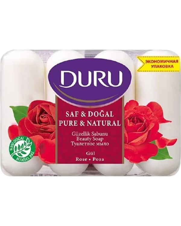 Duru Saf & Doğal Gül Güzellik Sabunu 280 gr 4x70 gr