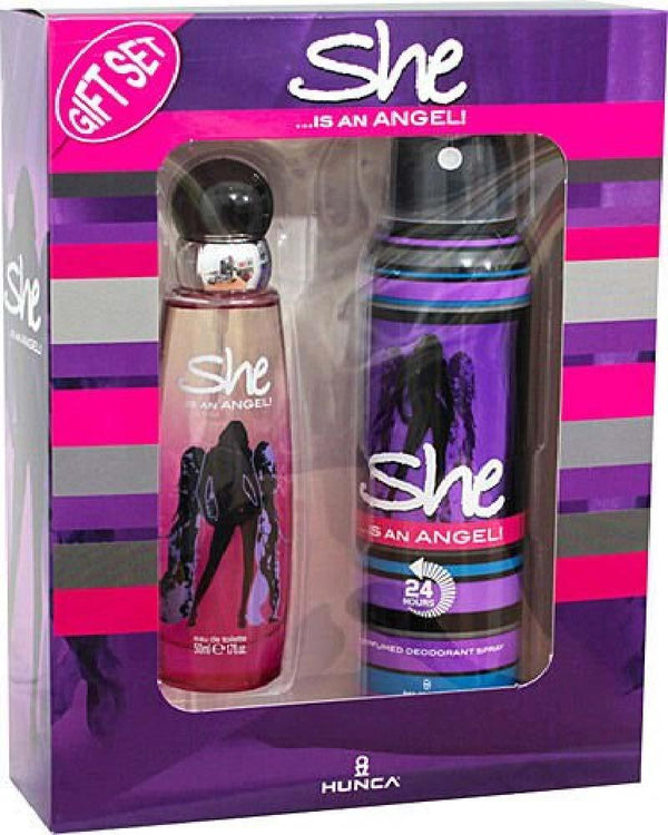 She Is An Angel EDT 50 ml + Deodorant Sprey 150 ml Kadın Parfüm Seti